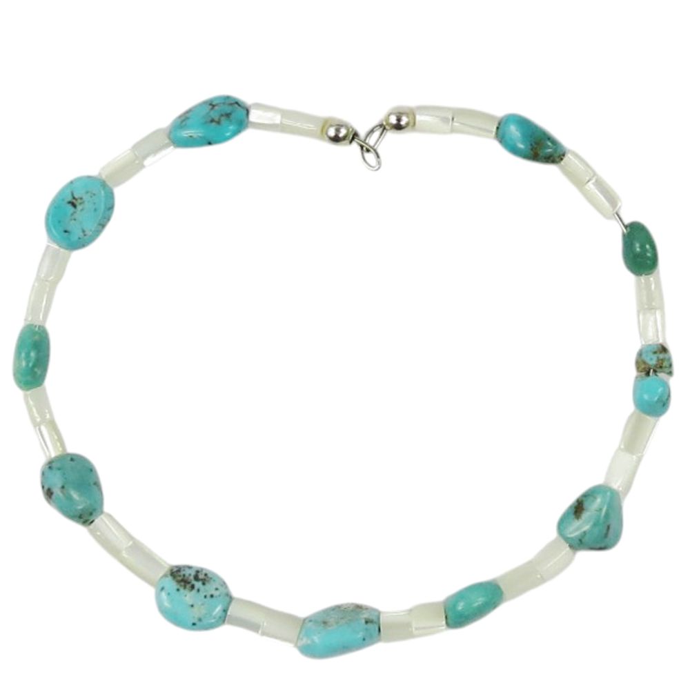 Indianerschmuck Unisex Armband - Nugget & Mother Of Perl Bracelet