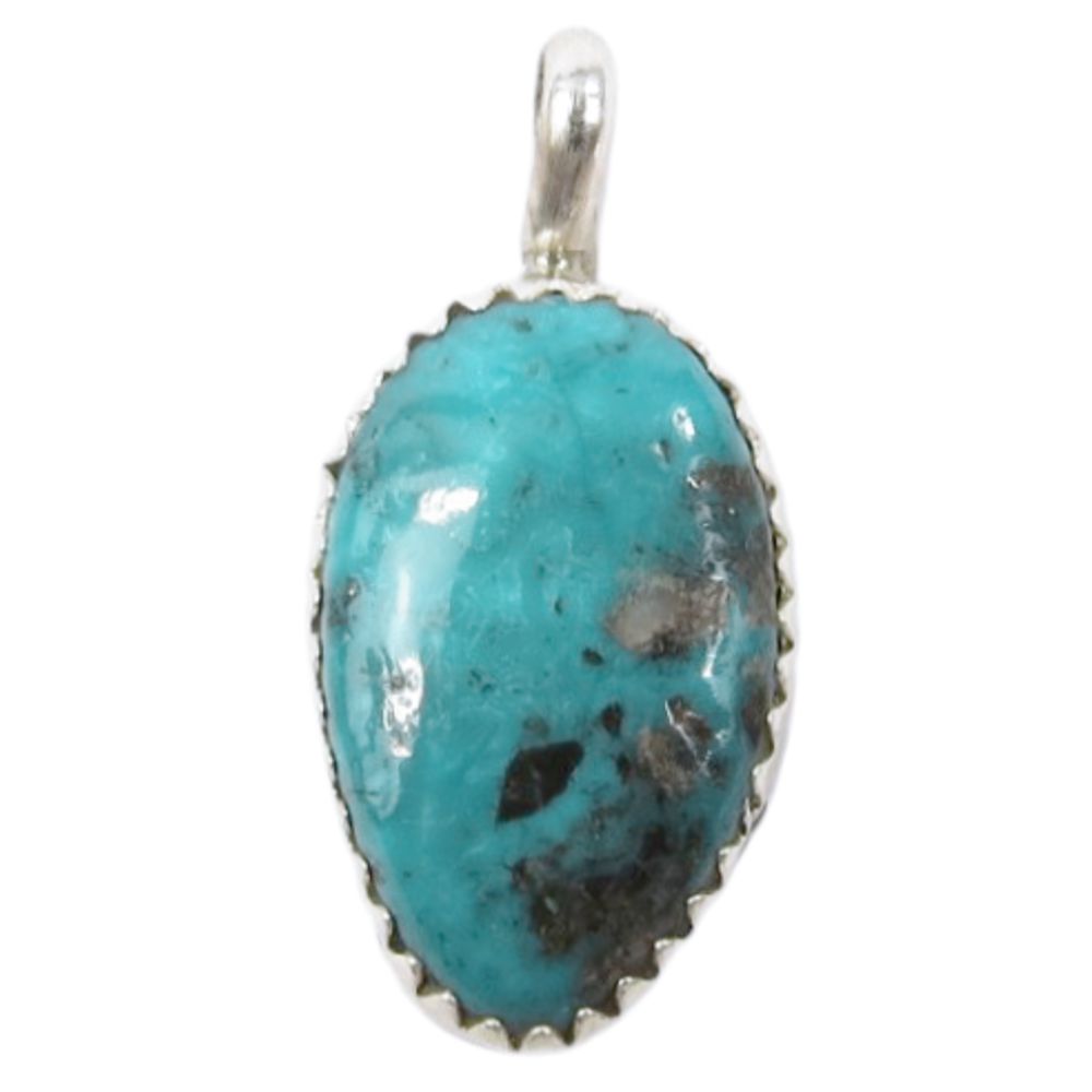 Indianerschmuck Kettenanhänger aus Sterling Silber - Dorothy's Turquoise II