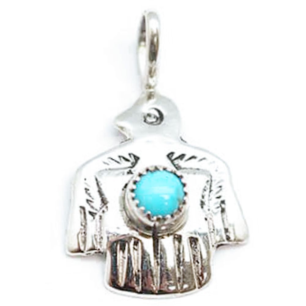 Indianerschmuck Kettenanhänger - Turquoise Thunderbird