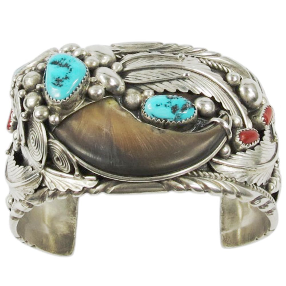 Indianerschmuck Armspange für Herren - Pawn Schmuck - Vintage Premium Bear Claw
