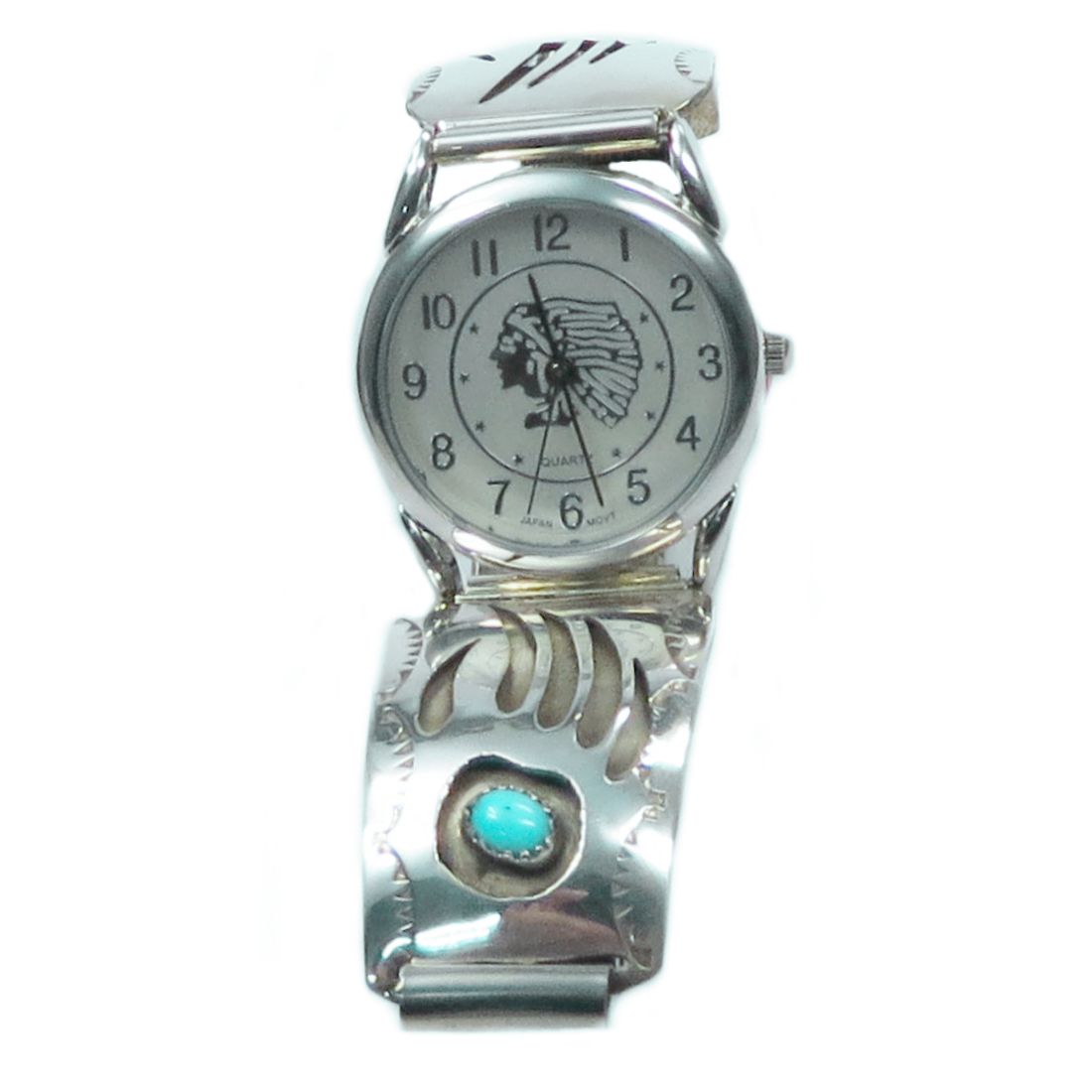 Herren-Armbanduhr aus Sterling Silber - Bear Paw
