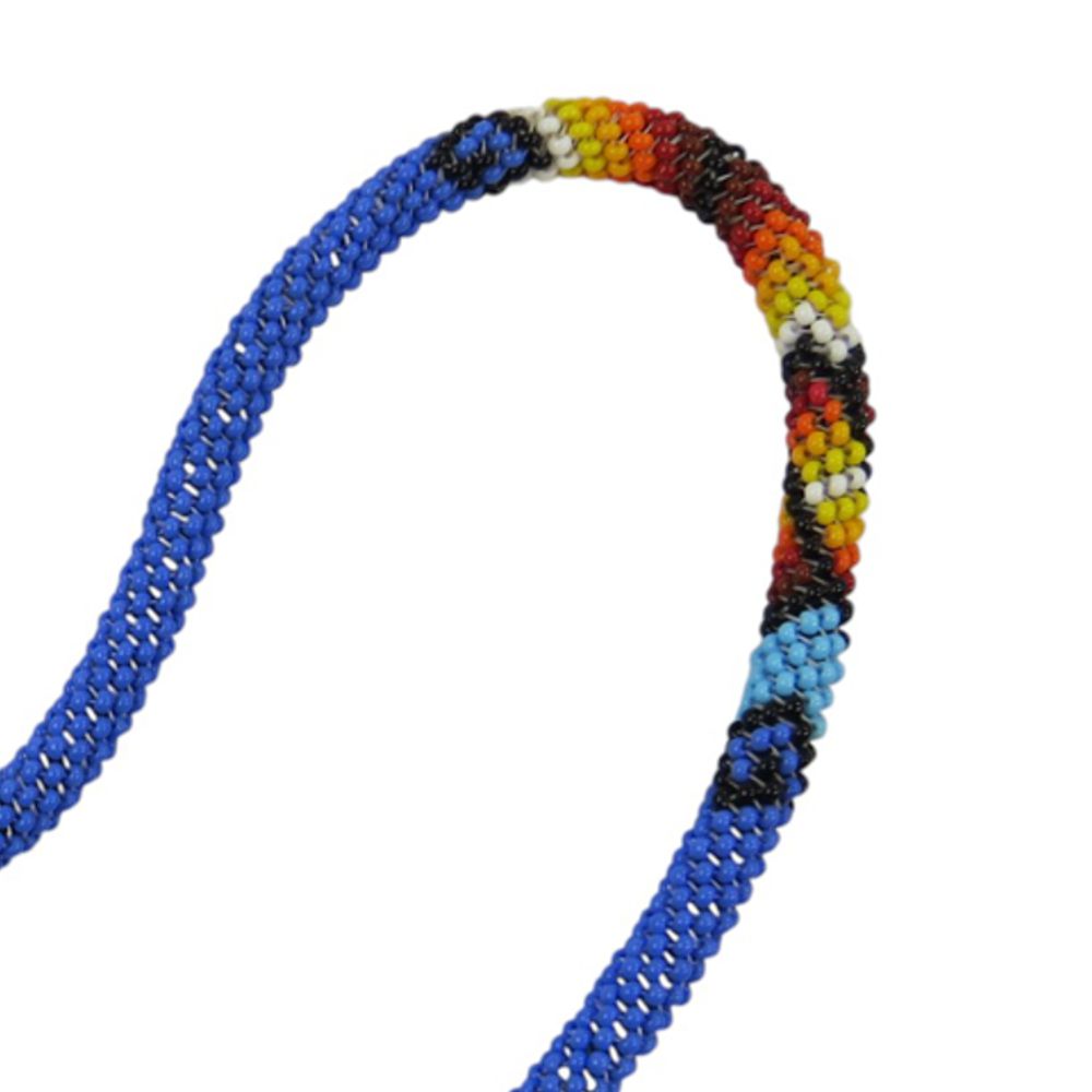 Indianerschmuck Glasperlen-Kette - Colors Of The Medicine Wheel